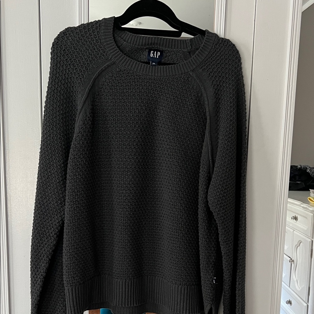 GAP Women’s Charcoal Crewneck Sweater